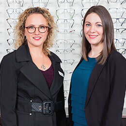 Centre Visuel D.R. team of optometrists, opticians and consultants