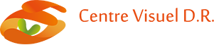 Centre Visuel D.R. logo, optometrist and eyewear.